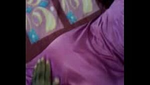 satin maami maid in nighty 2
